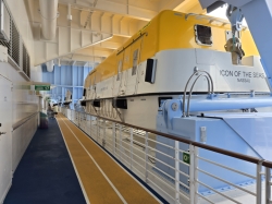 Icon of the Seas Running Track picture Uploaded in 2026 Photo courtesy of Celeste Agnew. Icon of the Seas Running Track picture