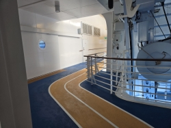 Icon of the Seas Running Track picture Uploaded in 2026 Photo courtesy of Celeste Agnew. Icon of the Seas Running Track picture