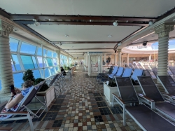 Adventure of the Seas Solarium picture Uploaded in 2026 Photo courtesy of Cynthia McDaniels. Adventure of the Seas Solarium picture