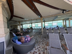 Adventure of the Seas Solarium picture Uploaded in 2026 Photo courtesy of Cynthia McDaniels. Adventure of the Seas Solarium picture