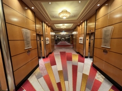 Queen Mary 2 Hallway picture Uploaded in 2026 Photo courtesy of Michael A. Koury. Queen Mary 2 Hallway picture