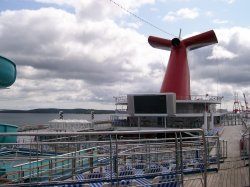 Carnival Victory Panorama Sun Deck picture Uploaded in 2014 Photo courtesy of Karen Langlois. Carnival Victory Panorama Sun Deck picture