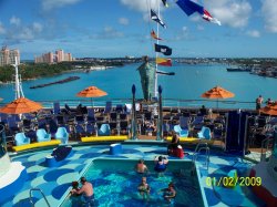 Carnival Dream Sunset Pool picture