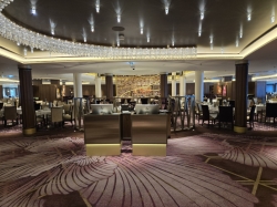 Icon of the Seas Dining Room picture Uploaded in 2026 Photo courtesy of Celeste Agnew. Icon of the Seas Dining Room picture