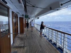 Grand Princess Outside promenade picture