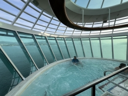 Liberty of the Seas Solarium picture Uploaded in 2026 Photo courtesy of Cynthia McDaniels. Liberty of the Seas Solarium picture