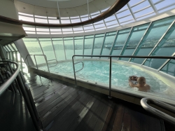 Liberty of the Seas Solarium picture Uploaded in 2026 Photo courtesy of Cynthia McDaniels. Liberty of the Seas Solarium picture