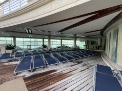 Liberty of the Seas Solarium picture Uploaded in 2026 Photo courtesy of Cynthia McDaniels. Liberty of the Seas Solarium picture
