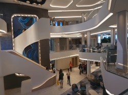 Norwegian Luna Penrose Atrium picture Uploaded in 2026 Photo courtesy of AR. Norwegian Luna Penrose Atrium picture
