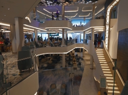 Norwegian Luna Penrose Atrium picture Uploaded in 2026 Photo courtesy of AR. Norwegian Luna Penrose Atrium picture