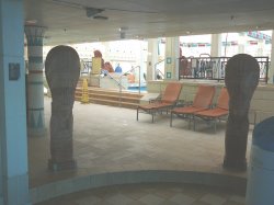 Vision of the Seas Solarium picture Uploaded in 2017 Photo courtesy of Colleen. Vision of the Seas Solarium picture