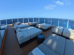 Norwegian Luna Haven Upper Sundeck picture Uploaded in 2026 Photo courtesy of AR. Norwegian Luna Haven Upper Sundeck picture