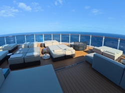 Norwegian Luna Haven Upper Sundeck picture Uploaded in 2026 Photo courtesy of AR. Norwegian Luna Haven Upper Sundeck picture