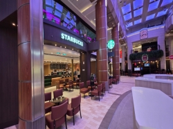 Ovation of the Seas Starbucks picture Uploaded in 2026 Photo courtesy of Meg Ryan. Ovation of the Seas Starbucks picture