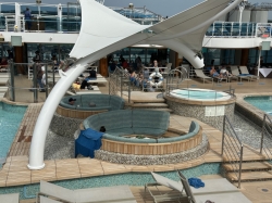 Sky Princess Main Pools picture Uploaded in 2026 Photo courtesy of Donald Palmesano. Sky Princess Main Pools picture