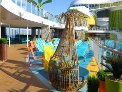 Legend of the Seas Chill Island picture Uploaded in 2026 Photo courtesy of Rachel Courchaine. Legend of the Seas Chill Island picture