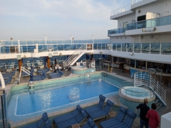 Sky Princess Main Pools picture Uploaded in 2026 Photo courtesy of Heather Banbury. Sky Princess Main Pools picture