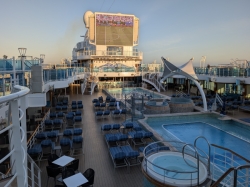 Sky Princess Main Pools picture Uploaded in 2026 Photo courtesy of Heather Banbury. Sky Princess Main Pools picture