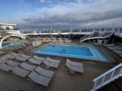 Sky Princess Main Pools picture Uploaded in 2026 Photo courtesy of Donald Palmesano. Sky Princess Main Pools picture