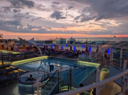 Sky Princess Main Pools picture Uploaded in 2026 Photo courtesy of Brian Krohn. Sky Princess Main Pools picture