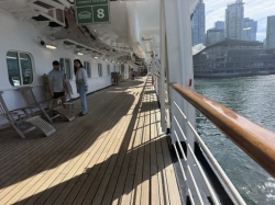 Zaandam Promenade Deck picture Uploaded in 2026 Photo courtesy of Steve Millay. Zaandam Promenade Deck picture