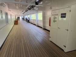 Zaandam Promenade Deck picture Uploaded in 2026 Photo courtesy of Steve Millay. Zaandam Promenade Deck picture