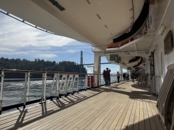 Zaandam Promenade Deck picture Uploaded in 2026 Photo courtesy of Steve Millay. Zaandam Promenade Deck picture