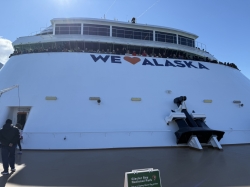Zaandam Bow of Ship picture Uploaded in 2026 Photo courtesy of Steve Millay. Zaandam Bow of Ship picture