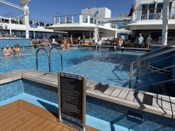 Norwegian Breakaway Main Pool picture Uploaded in 2026 Photo courtesy of Steve Millay. Norwegian Breakaway Main Pool picture