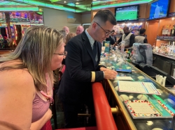 Enchantment of the Seas Casino Bar picture Uploaded in 2026 Photo courtesy of Aaron Wadzinski. Enchantment of the Seas Casino Bar picture