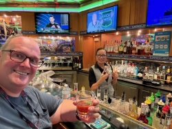 Enchantment of the Seas Casino Bar picture Uploaded in 2026 Photo courtesy of Aaron Wadzinski. Enchantment of the Seas Casino Bar picture
