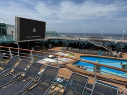 Enchantment of the Seas Outdoor Movie Screen picture Uploaded in 2026 Photo courtesy of Aaron Wadzinski. Enchantment of the Seas Outdoor Movie Screen picture