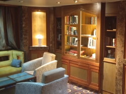 Freedom of the Seas Library picture Uploaded in 2026 Photo courtesy of Valentin. Freedom of the Seas Library picture