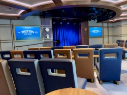 Disney Treasure Triton Lounge picture Uploaded in 2026 Photo courtesy of Kaitlyn Hearn. Disney Treasure Triton Lounge picture