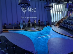MSC World America Panorama Lounge picture Uploaded in 2026 Photo courtesy of Mark Chatfield - Radio. MSC World America Panorama Lounge picture