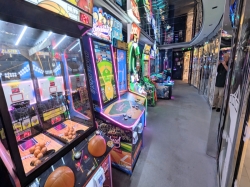 MSC World America Games Arcade picture Uploaded in 2026 Photo courtesy of Mark Chatfield - Radio. MSC World America Games Arcade picture