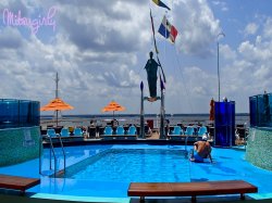 Carnival Dream Sunset Pool picture