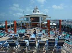 Liberty of the Seas Main Pool picture Uploaded in 2017 Photo courtesy of Steve Millay. Liberty of the Seas Main Pool picture