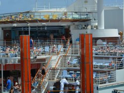 Liberty of the Seas Main Pool picture Uploaded in 2017 Photo courtesy of Steve Millay. Liberty of the Seas Main Pool picture