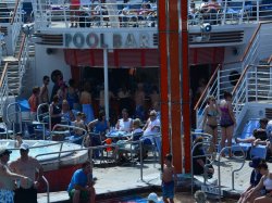 Liberty of the Seas Main Pool picture Uploaded in 2017 Photo courtesy of Steve Millay. Liberty of the Seas Main Pool picture