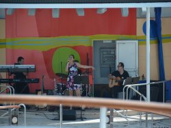 Liberty of the Seas Main Pool picture Uploaded in 2017 Photo courtesy of Steve Millay. Liberty of the Seas Main Pool picture