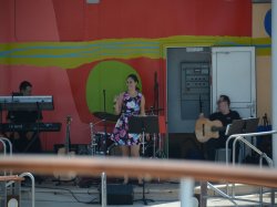 Liberty of the Seas Main Pool picture Uploaded in 2017 Photo courtesy of Steve Millay. Liberty of the Seas Main Pool picture