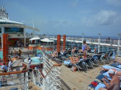 Liberty of the Seas Main Pool picture Uploaded in 2017 Photo courtesy of Steve Millay. Liberty of the Seas Main Pool picture