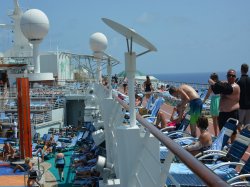 Liberty of the Seas Main Pool picture Uploaded in 2017 Photo courtesy of Steve Millay. Liberty of the Seas Main Pool picture