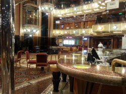 Carnival Conquest Artists Lobby picture Uploaded in 2015 Photo courtesy of Simon Richard Bernstein. Carnival Conquest Artists Lobby picture