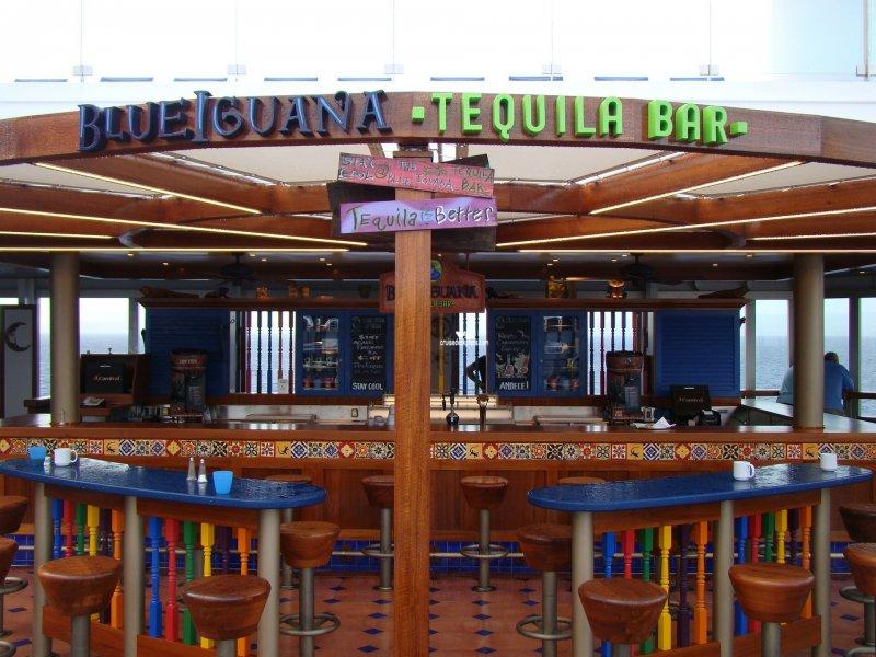 Carnival Freedom Blue Iguana Tequila Bar Pictures