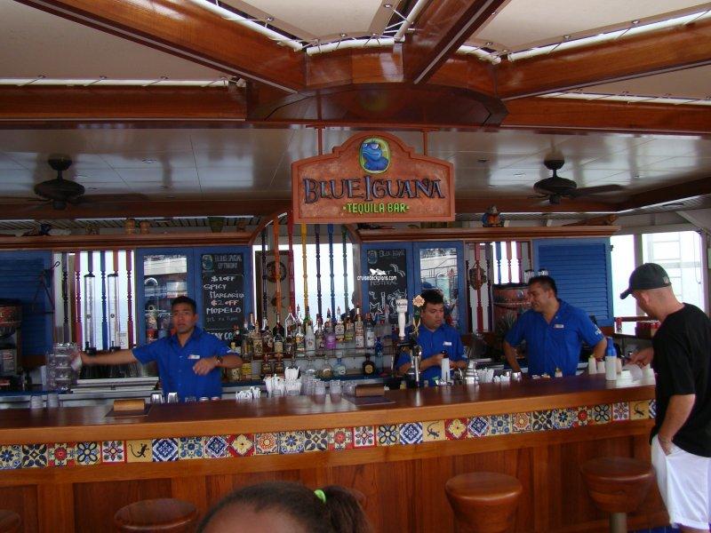 Carnival Freedom Blue Iguana Tequila Bar Pictures
