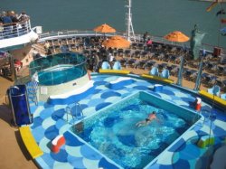 Carnival Dream Sunset Pool picture