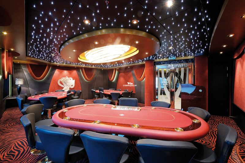 cruise ships with poker rooms