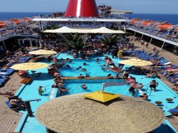 Carnival Fantasy Resort-Style Pool picture Uploaded in 2016 Photo courtesy of Shannon Benton. Carnival Fantasy Resort-Style Pool picture